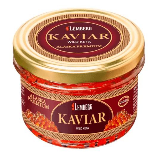 Ікра лососева(кета)LEMBERG ск/б 250г